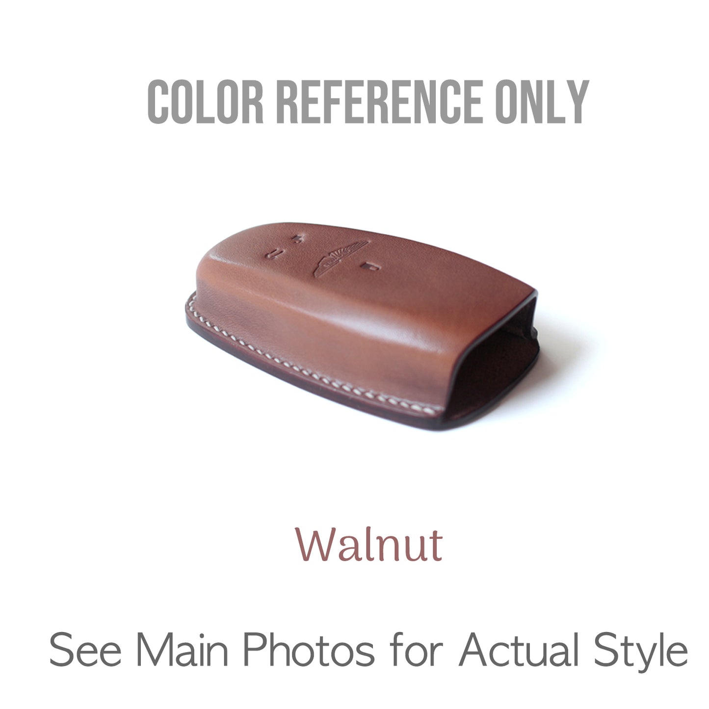 Handcrafted Veg-Tan Leather Key Fob Cover for Toyota - Custom Fit Key Case with Minimalist Design